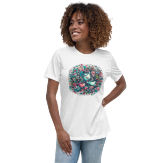 Tea Lover's Collage Women's Relaxed T-Shirt