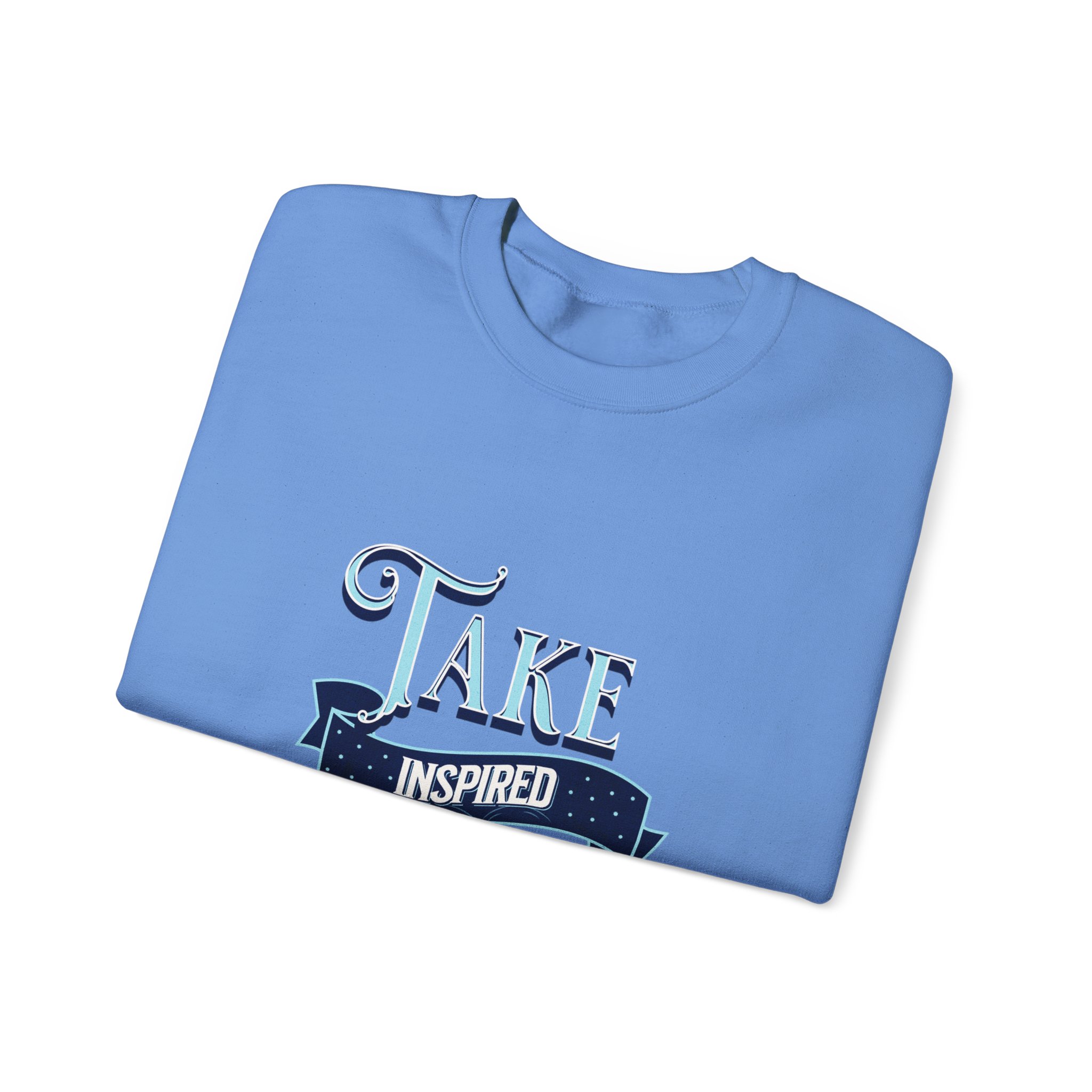 Take Inspired Action Crewneck Sweatshirt — Motivational Graphic Pullover - Image 25
