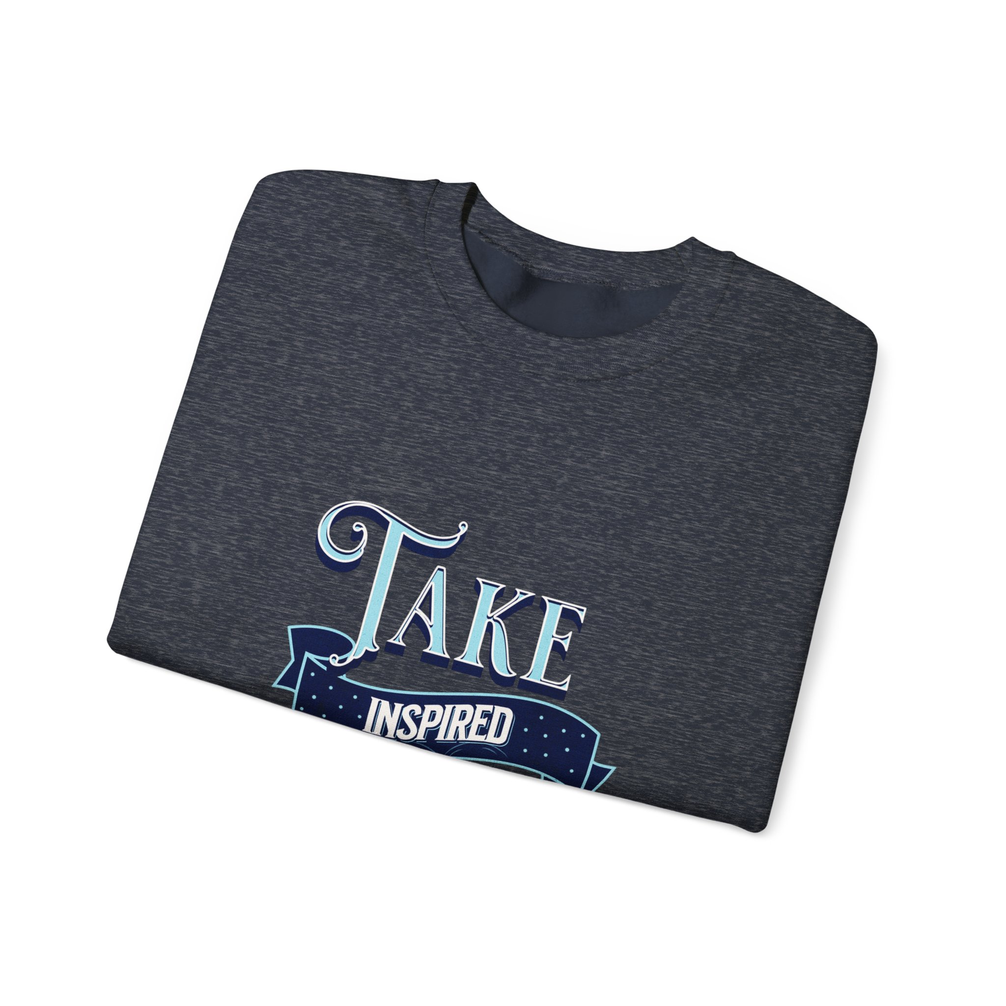 Take Inspired Action Crewneck Sweatshirt — Motivational Graphic Pullover - Image 29