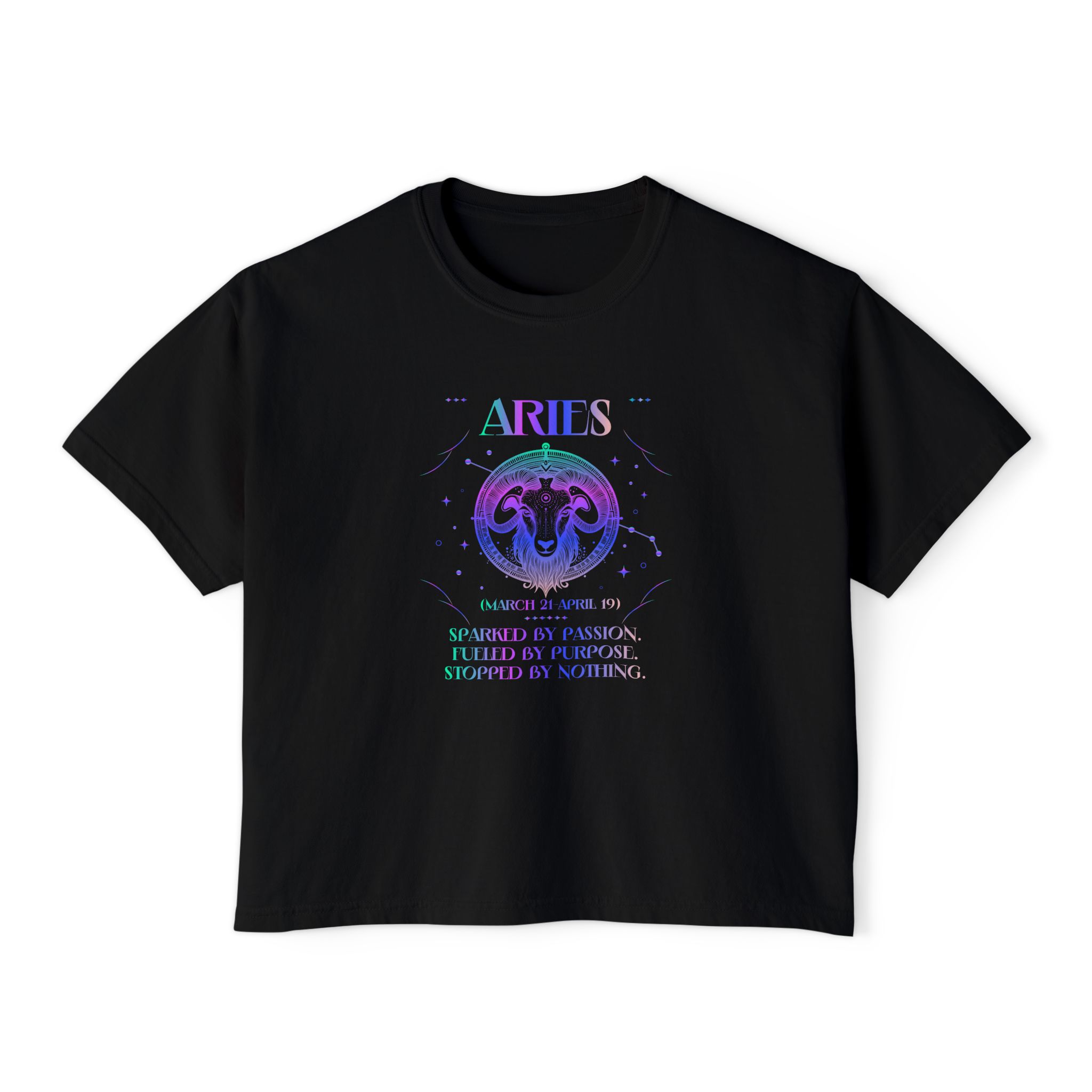 Aries Zodiac Women's Boxy Tee