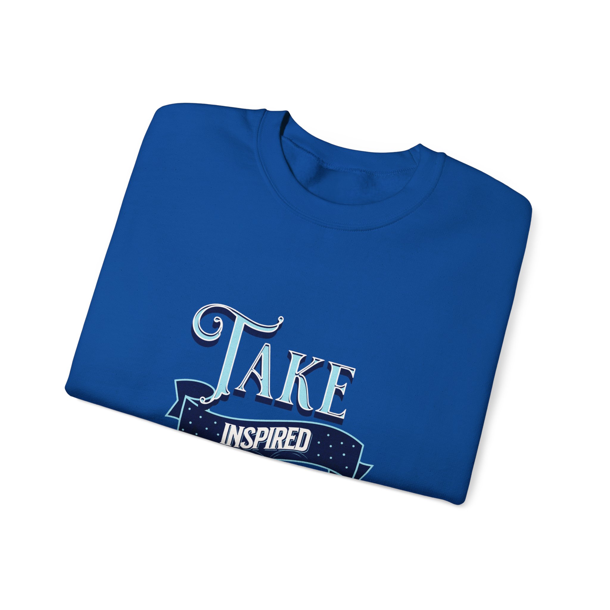 Take Inspired Action Crewneck Sweatshirt — Motivational Graphic Pullover - Image 46
