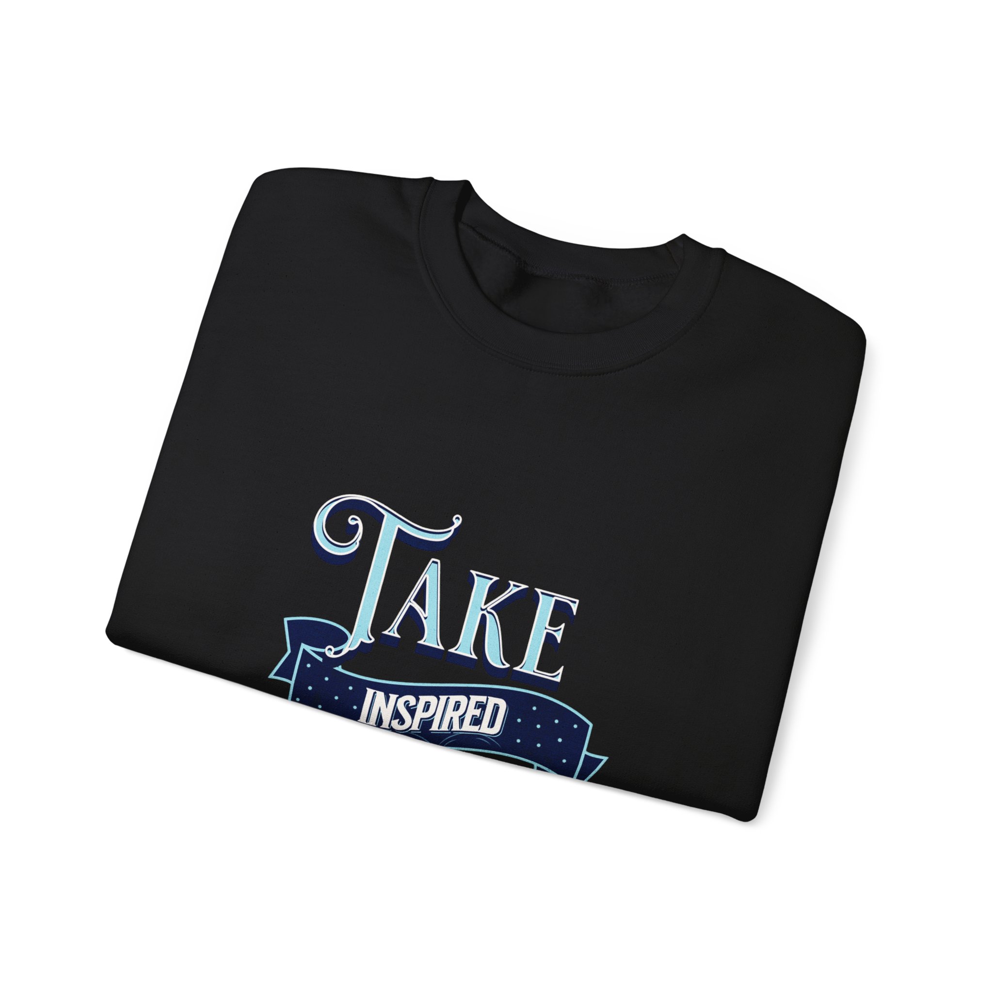 Take Inspired Action Crewneck Sweatshirt — Motivational Graphic Pullover - Image 7