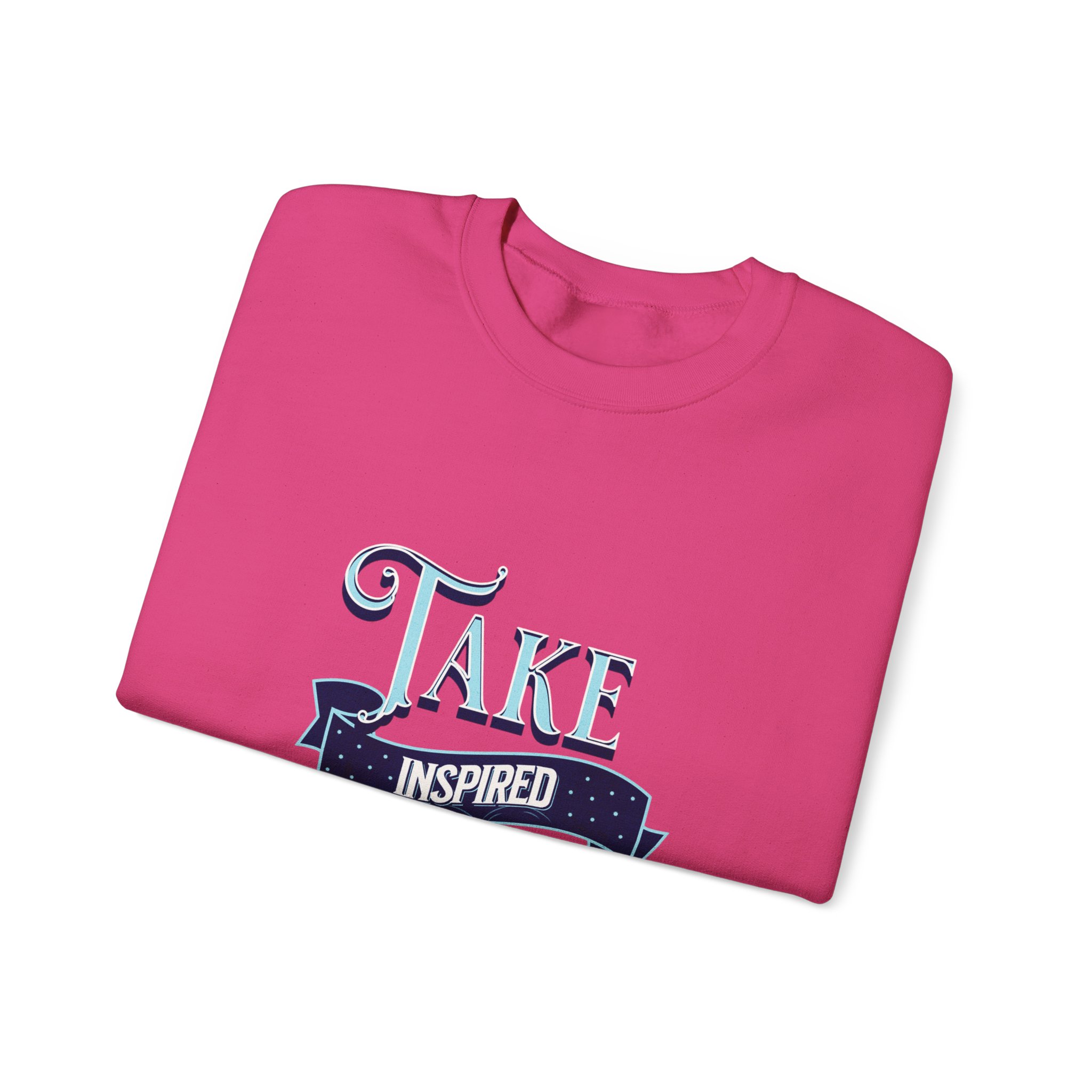 Take Inspired Action Crewneck Sweatshirt — Motivational Graphic Pullover - Image 58